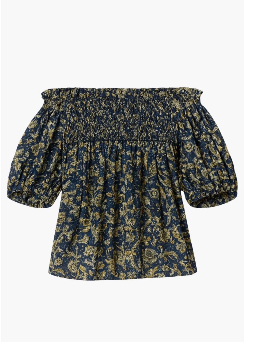 Rebecca Taylor Charlene Smocked Top Sz XS